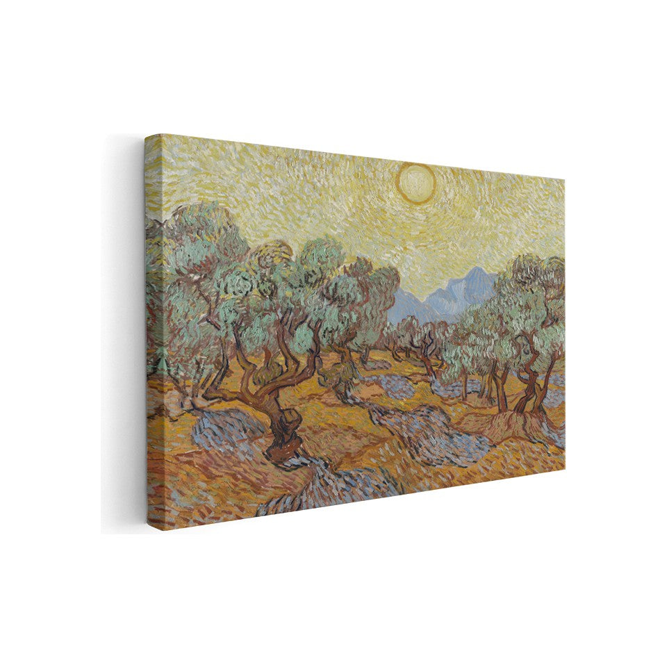 Kanvas Tablo Van Gogh Tablosu Ev Ofis Dekoru Zeytin Ağacı Klasik Duvar Tablosu