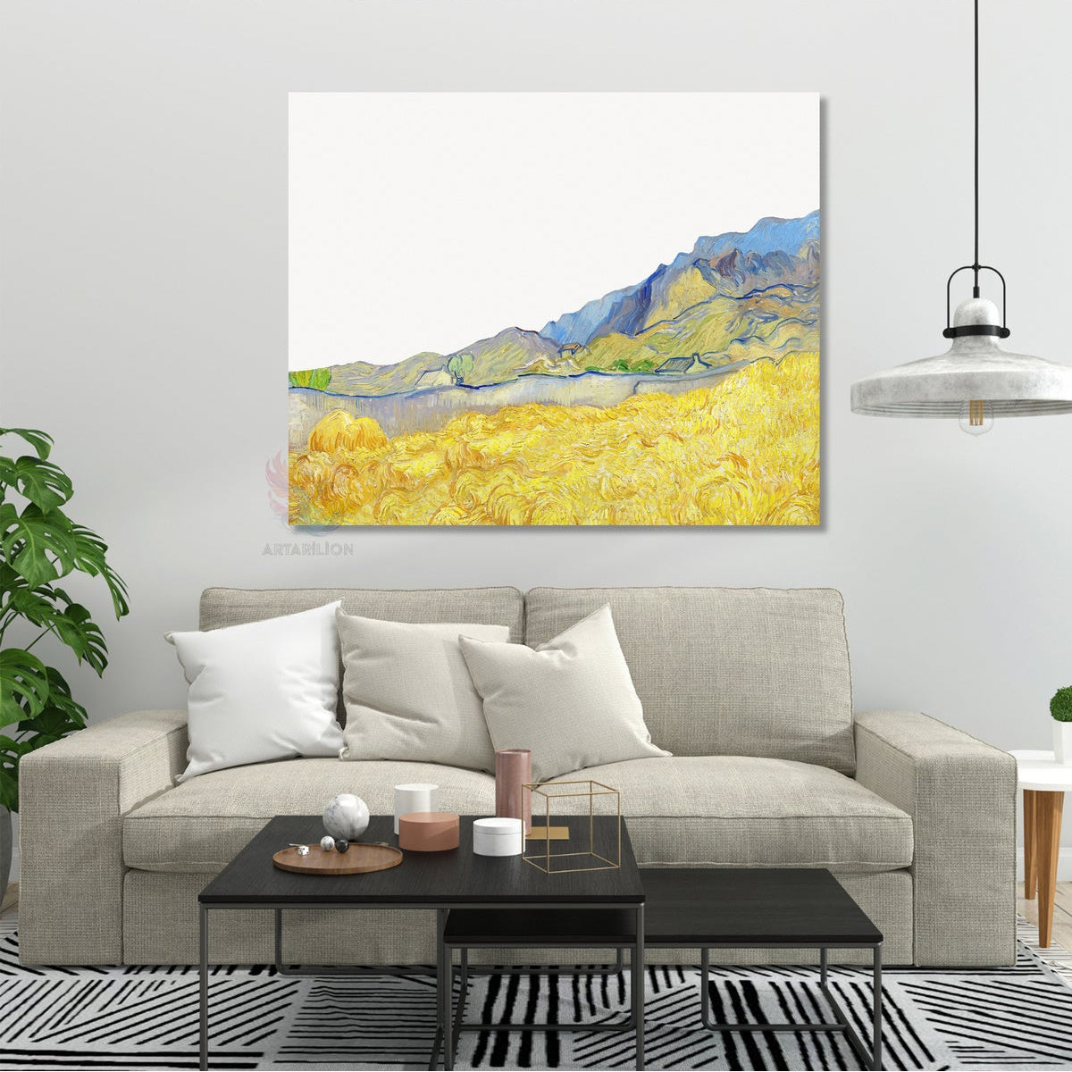 Kanvas Tablo Van Gogh Tablosu Ev Ofis Dekoru Van-Gogh-140 Klasik Duvar Tablosu