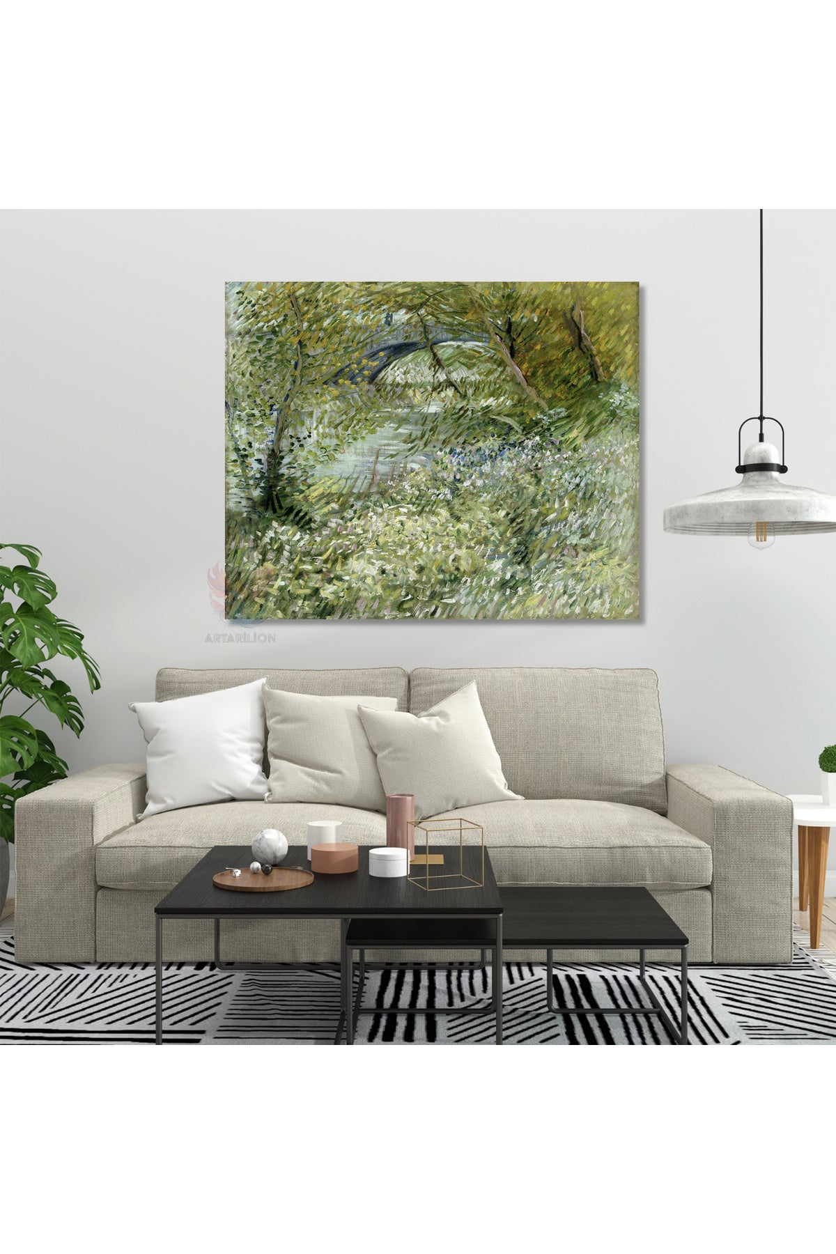 Kanvas Tablo Van Gogh Tablosu Ev Ofis Dekoru Van-Gogh-98 Klasik Duvar Tablosu