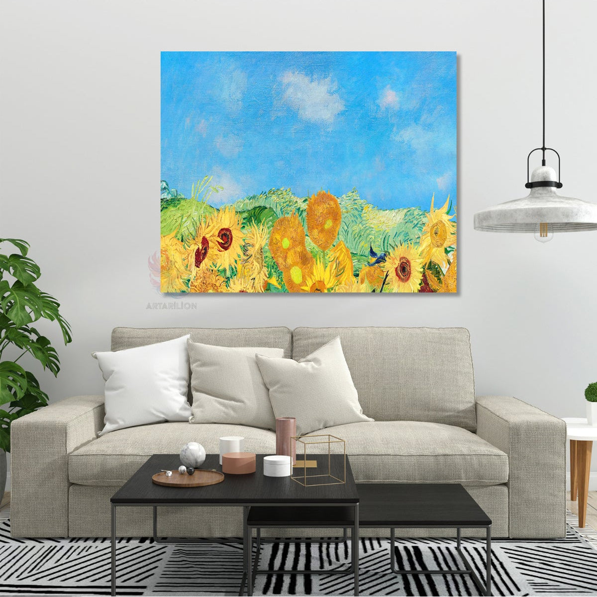 Kanvas Tablo Van Gogh Tablosu Ev Ofis Dekoru Van-Gogh-154 Klasik Duvar Tablosu