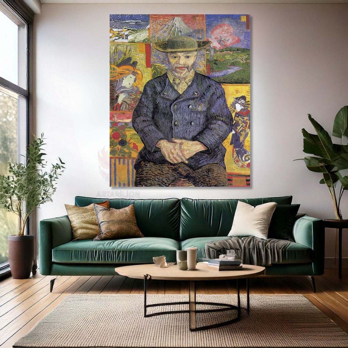 Van Gogh Kanvas Tablo Kanvas Duvar Tablosu Klasik Duvar Dekoru Empresyonizm Tablo VanGogh87-1