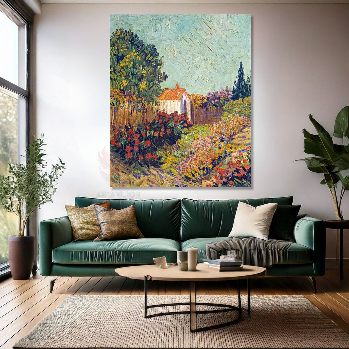 Van Gogh Kanvas Tablo Kanvas Duvar Tablosu Klasik Duvar Dekoru Empresyonizm Tablo VanGogh84-1