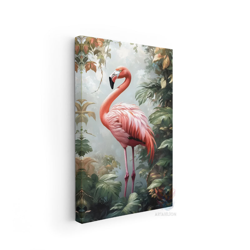 Kanvas Tablo Ev Ofis Duvar Tablosu Flamingo Pembe Yeni Ev Hediyesi Kanvas Ev Dekoru