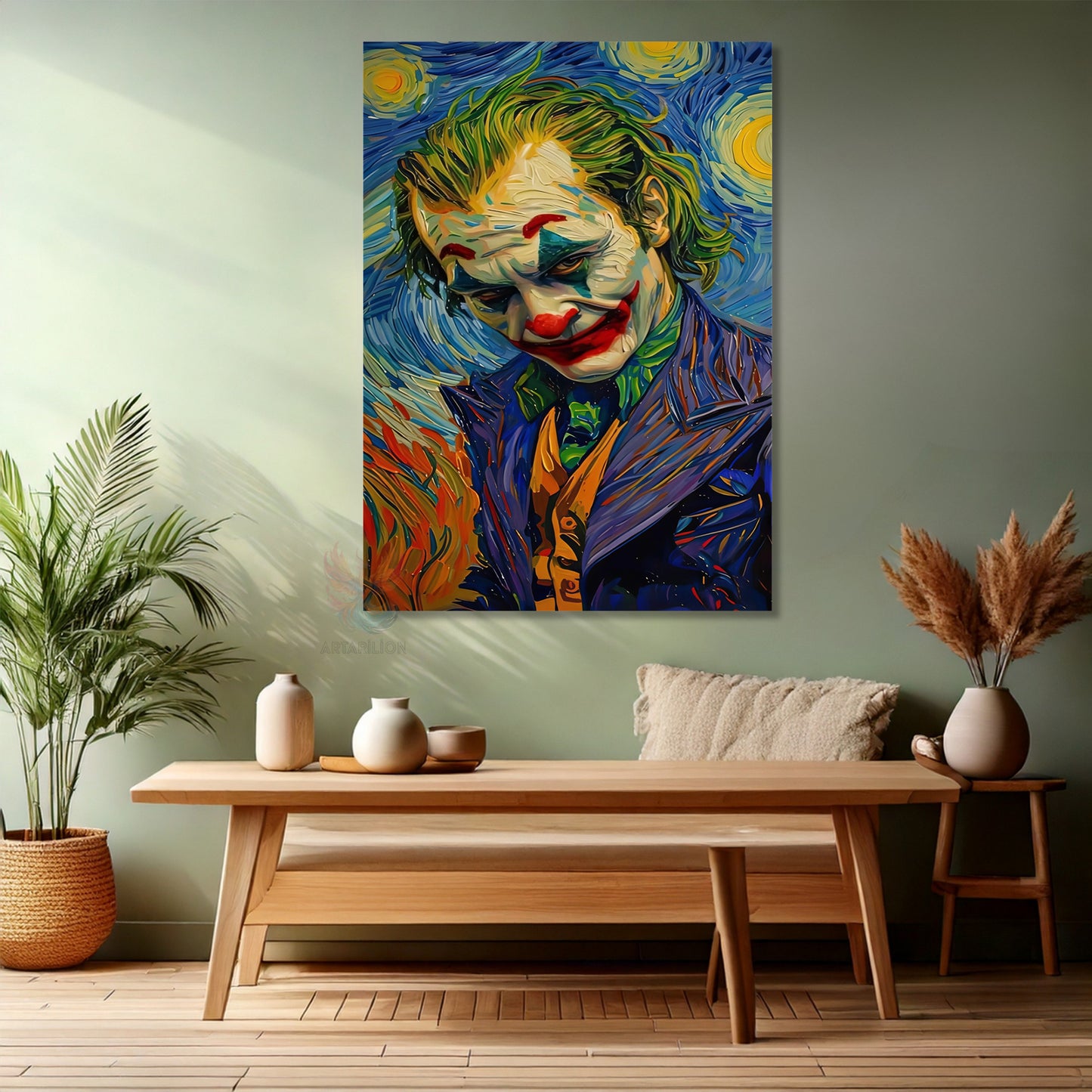 Kanvas Tablo Ev Ofis Duvar Tablosu Van Gogh Joker Yeni Ev Hediyesi Kanvas Ev Dekoru