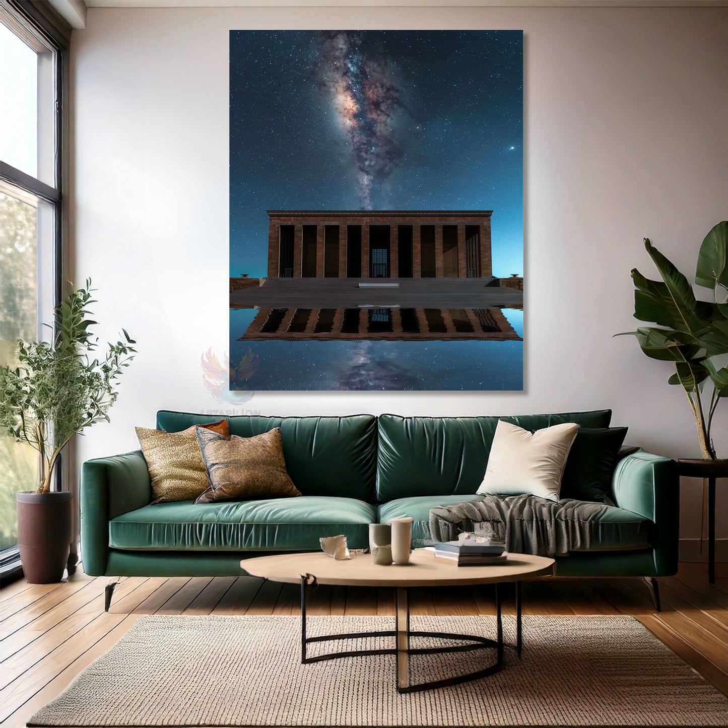 Kanvas Dikey Duvar Tablosu Kanvas Anıtkabir Ev Ofis Salon Modern Duvar Tablosu