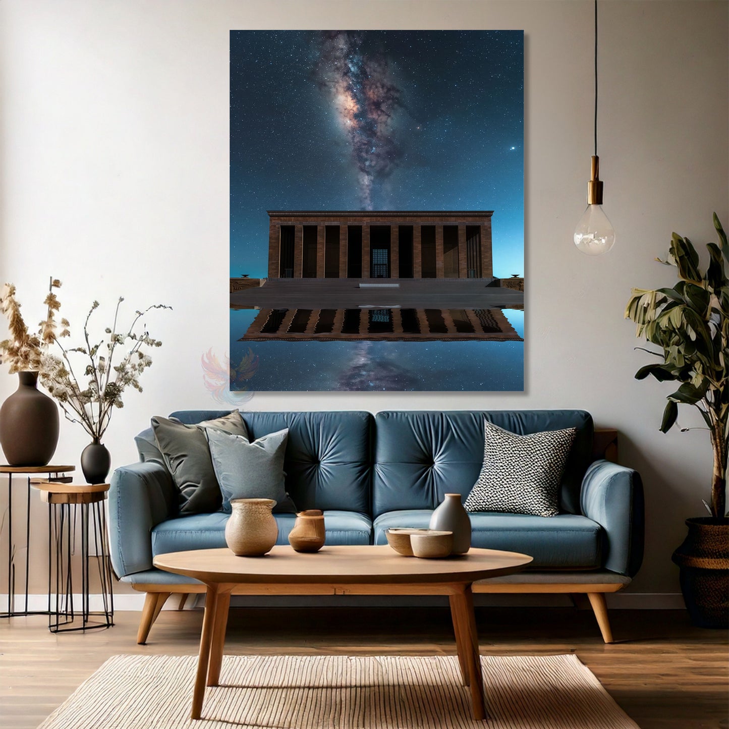 Kanvas Dikey Duvar Tablosu Kanvas Anıtkabir Ev Ofis Salon Modern Duvar Tablosu