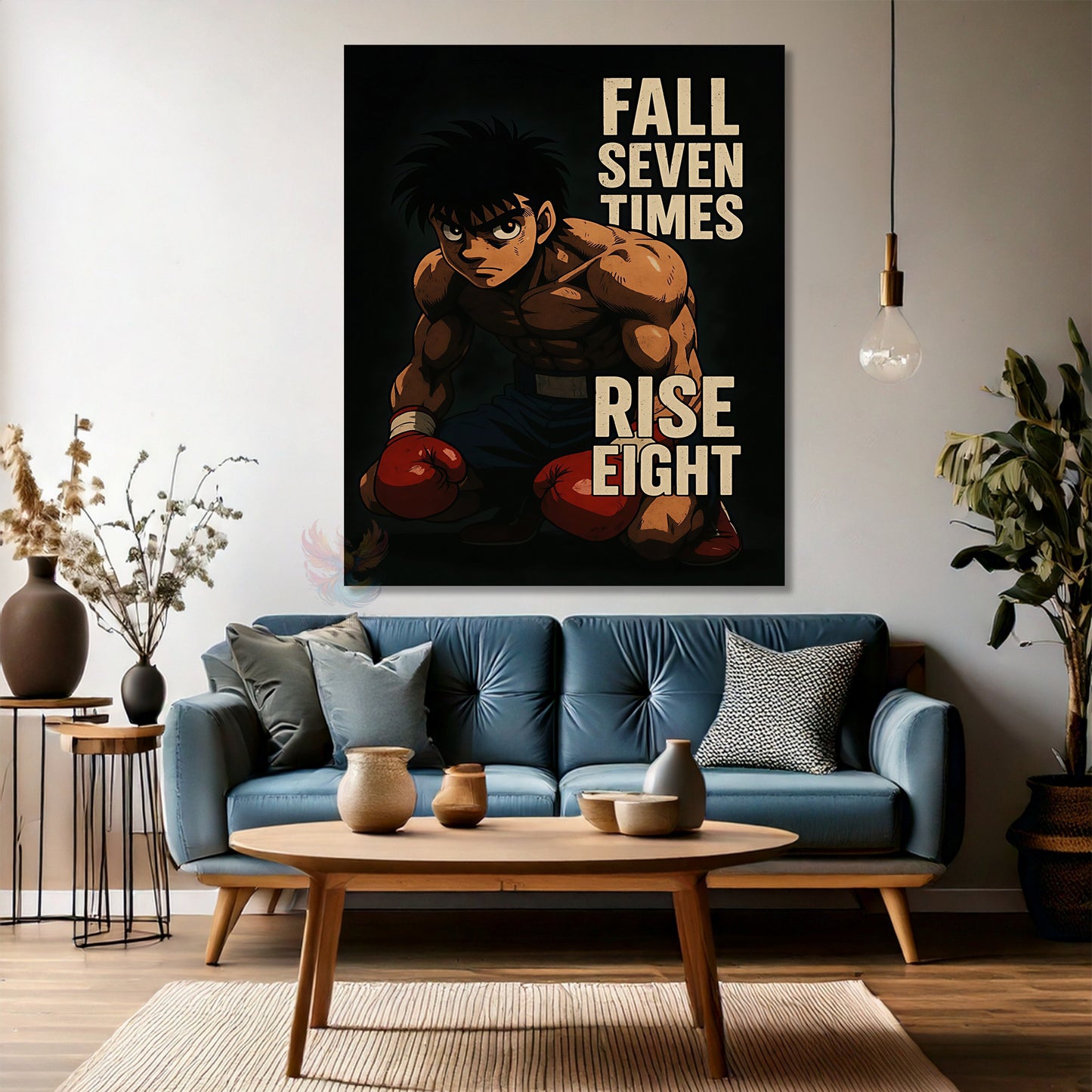 Kanvas Dikey Duvar Tablosu Kanvas İppo Anime Tablosu Ev Ofis Salon Modern Duvar Tablosu