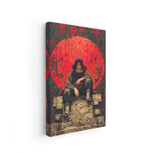 Kanvas Dikey Duvar Tablosu Kanvas İtachi2 Anime Tablosu Ev Ofis Salon Modern Duvar Tablosu