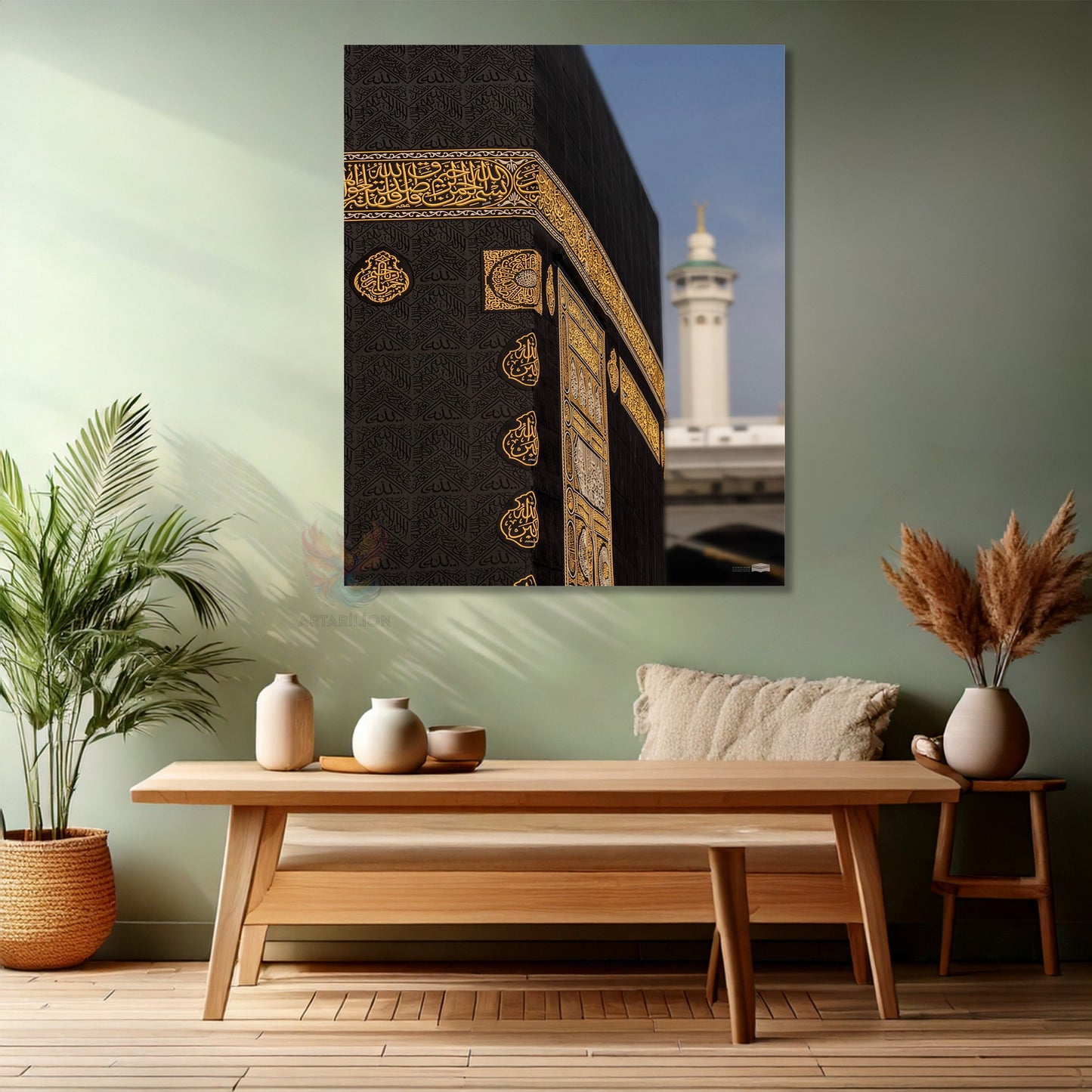 Kanvas Dikey Duvar Tablosu Kanvas Kabe Dini Tablo Ev Ofis Salon Modern Duvar Tablosu