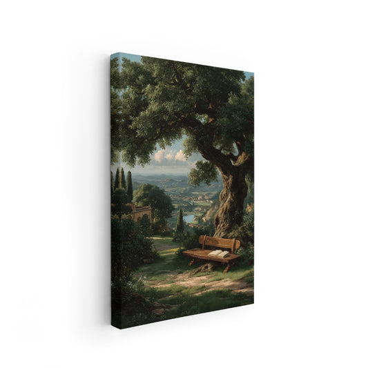 Canvas Vertical Wall Art Canvas Book Landscape Home Office Living Room Modern Wall Art