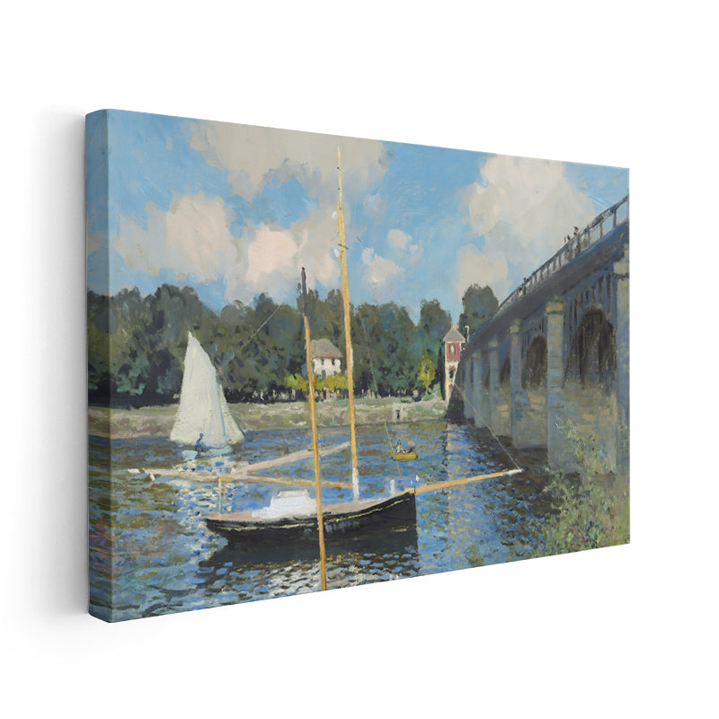 Kanvas Dikey Duvar Tablosu Kanvas Kopru Manzarasi2 Ev Ofis Salon Modern Duvar Tablosu