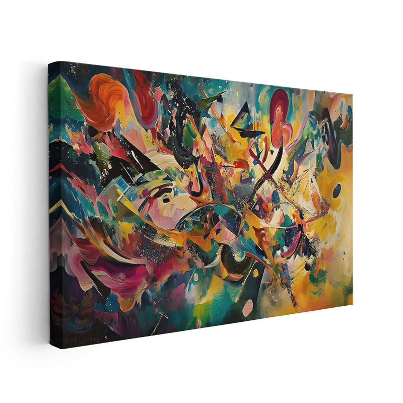 Canvas Vertical Wall Art Canvas Color Showcase2 Home Office Living Room Modern Wall Art