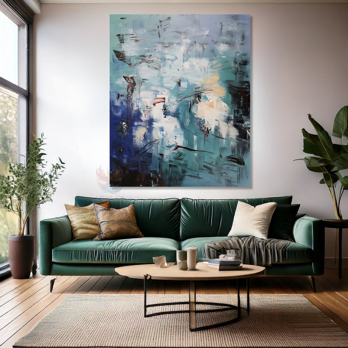 Abstract Themed Canvas Painting Modern Living Room Painting Home Decoration Canvas Wall Painting New Home Gift
