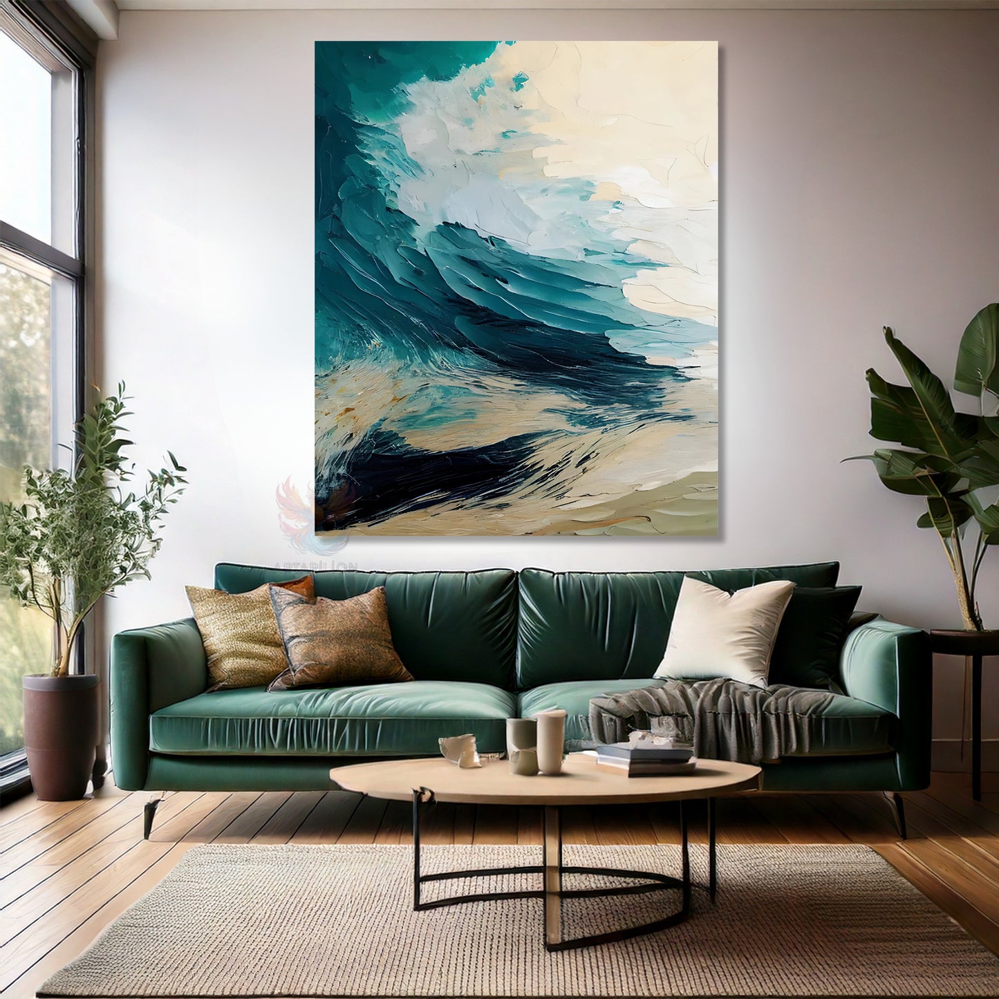 Abstract Stylish and Simple Brush Strokes Canvas Painting Modern Painting Living Room Home Decoration Canvas Wall Painting