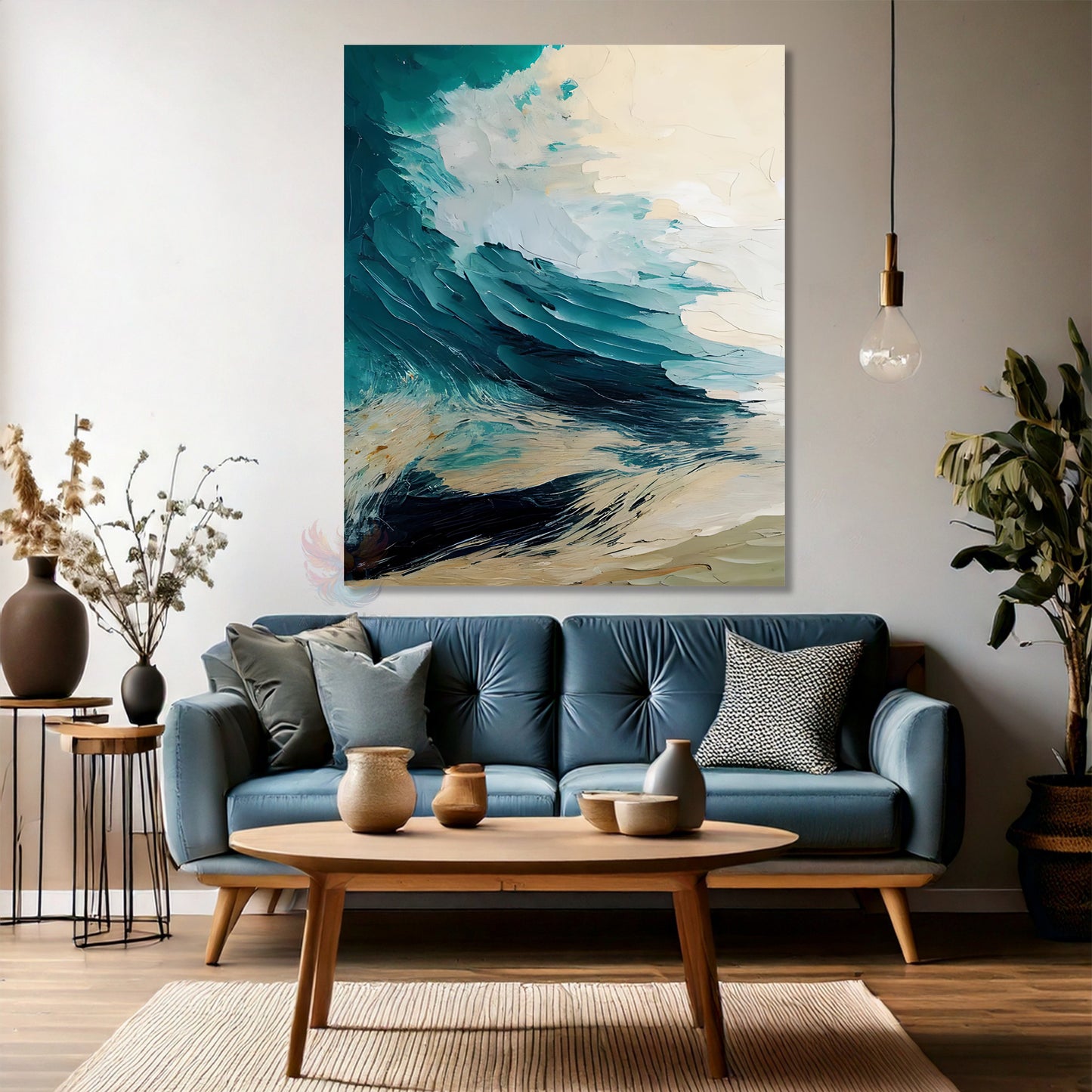 Abstract Stylish and Simple Brush Strokes Canvas Painting Modern Painting Living Room Home Decoration Canvas Wall Painting