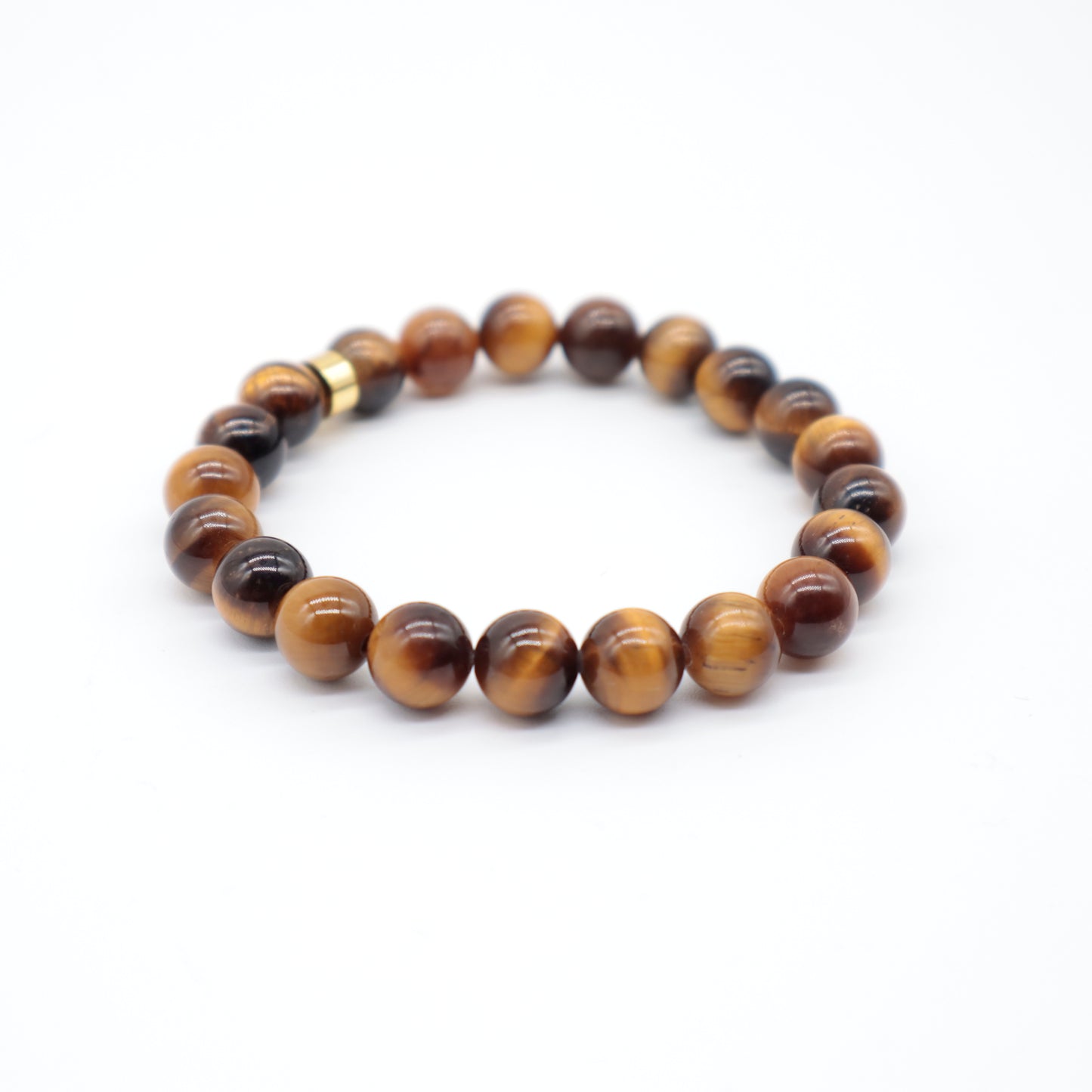 Natural Stone Tiger Eye Men's Bracelet