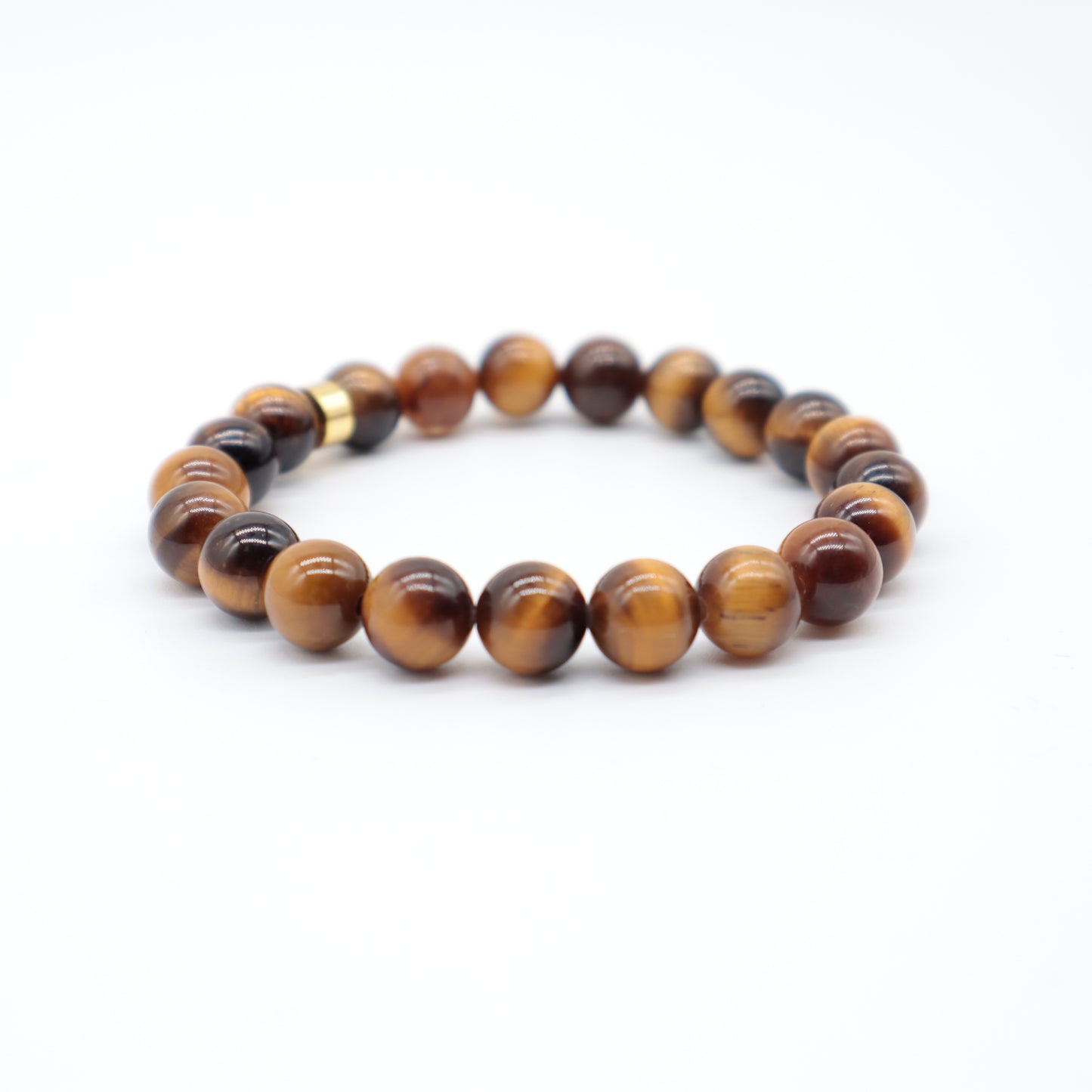 Natural Stone Tiger Eye Men's Bracelet
