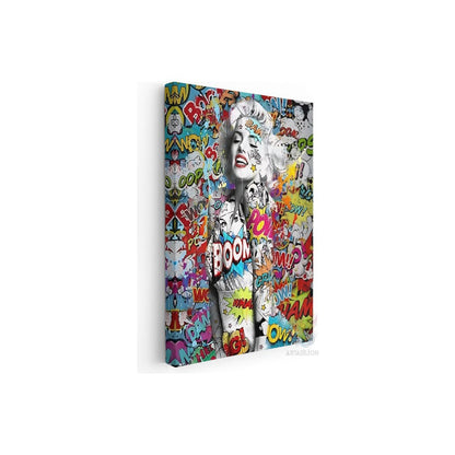 Cartoon Canvas Painting Marilyn Monroe Canvas Painting Digital Print Office Home Painting
