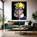 Naruto Anime Canvas Painting, Teen Room Painting, Anime Painting