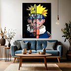 Naruto Anime Canvas Painting, Teen Room Painting, Anime Painting
