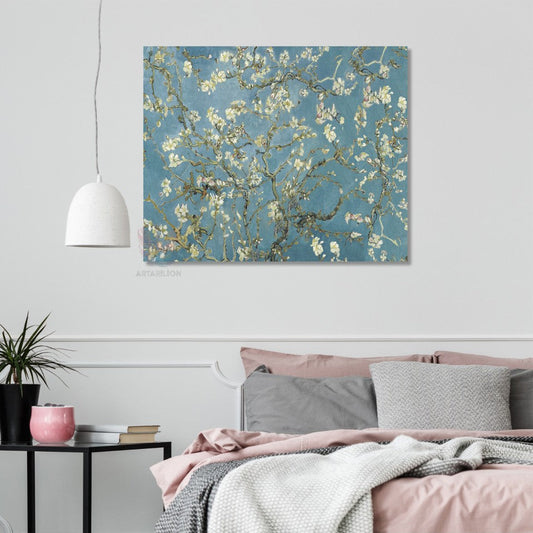 Kanvas Tablo Van Gogh Tablosu Ev Ofis Dekoru Klasik Duvar Tablosu Van-Gogh-almond