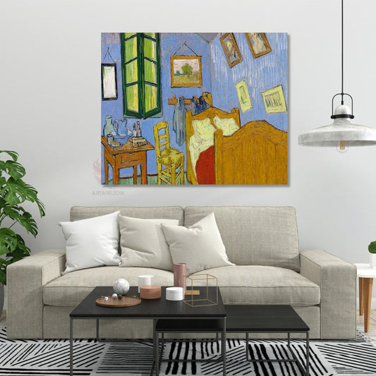 Kanvas Tablo Van Gogh Tablosu Ev Ofis Dekoru Van-Gogh-37 Klasik Duvar Tablosu