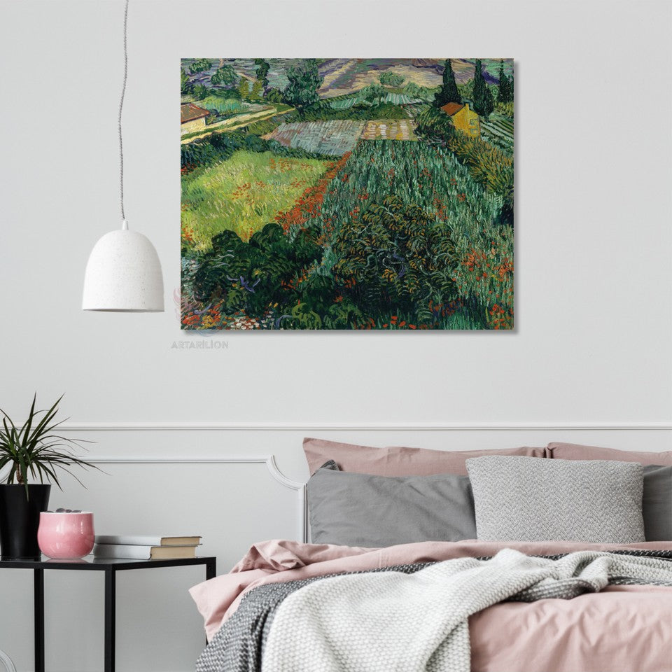 Van Gogh Manzara Klasik Kanvas Tablo