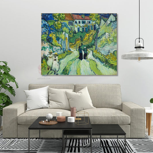 Kanvas Tablo Van Gogh Tablosu Manzara Tablosu Ev Ofis Dekoru Klasik Duvar Tablosu