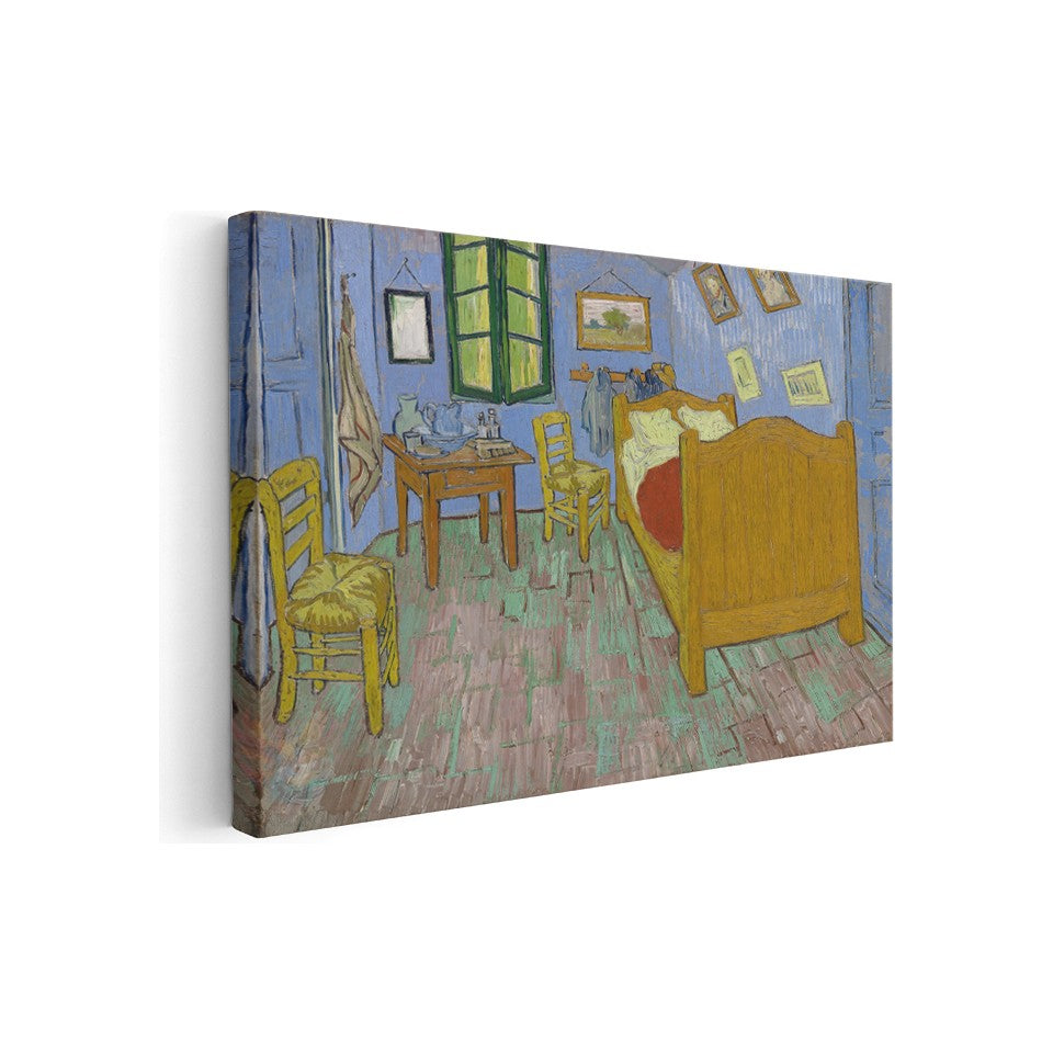 Van Gogh Yatak Odası Çizimi Klasik Kanvas Tablo