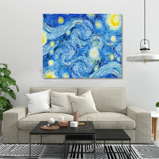 Kanvas Tablo Van Gogh Tablosu Ev Ofis Dekoru Van-Gogh-2 Klasik Duvar Tablosu