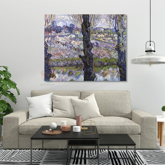 Kanvas Tablo Van Gogh Tablosu Ev Ofis Dekoru Van-Gogh-24 Klasik Duvar Tablosu
