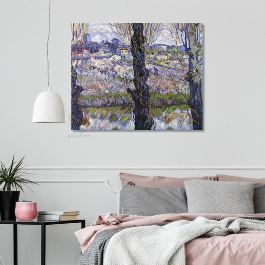 Kanvas Tablo Van Gogh Tablosu Ev Ofis Dekoru Van-Gogh-24 Klasik Duvar Tablosu