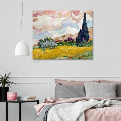 Kanvas Tablo Van Gogh Tablosu Ev Ofis Dekoru Van-Gogh-4 Klasik Duvar Tablosu