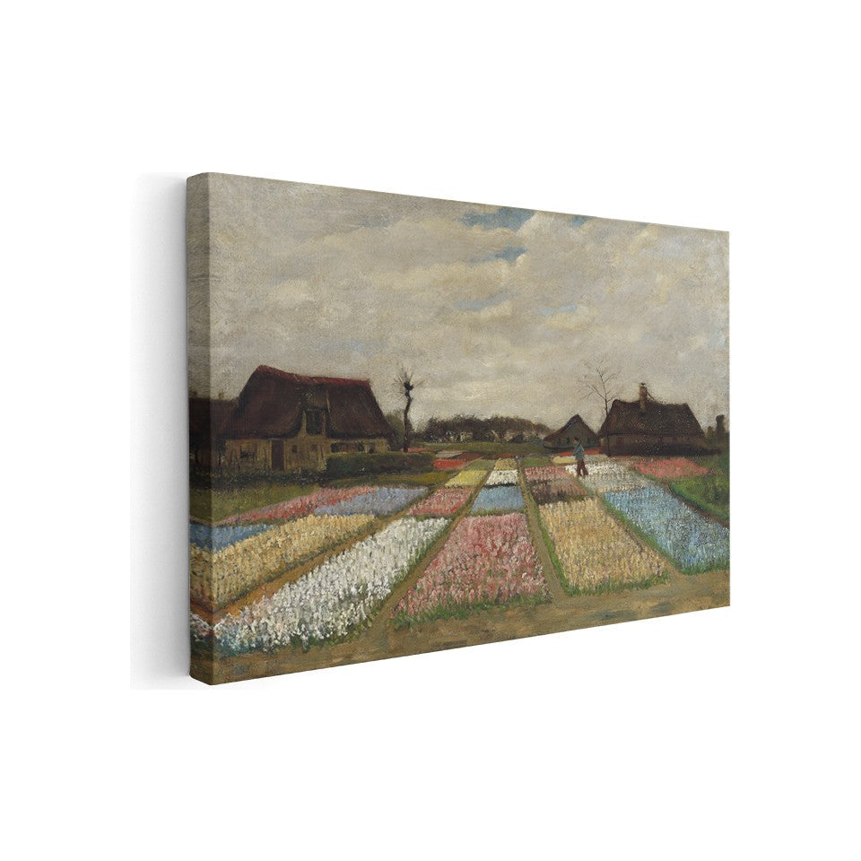 Van Gogh Renkli Çiçekler Klasik Kanvas Tablo