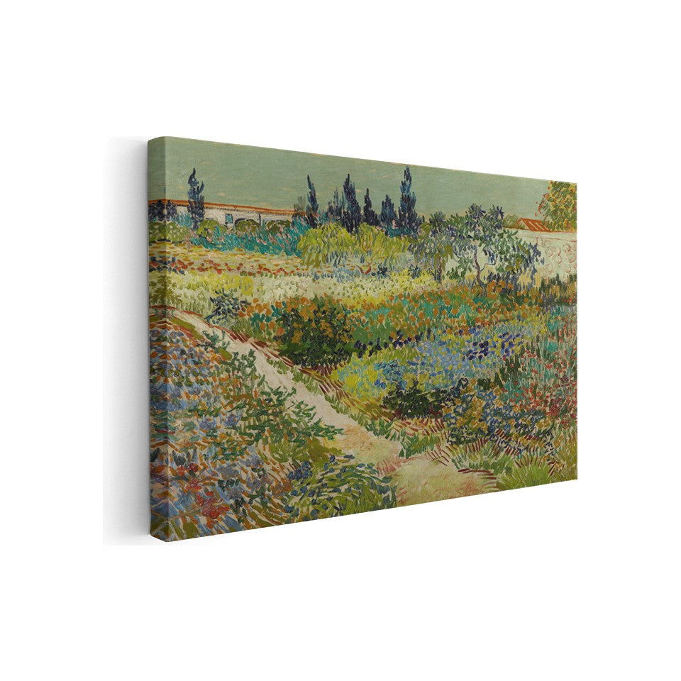 Van Gogh Bahçe Manzarası Klasik Kanvas Tablo