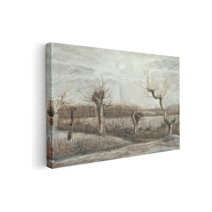 Kanvas Tablo Van Gogh Tablosu Ev Ofis Dekoru Kurumuş Topraklar Klasik Duvar Tablosu