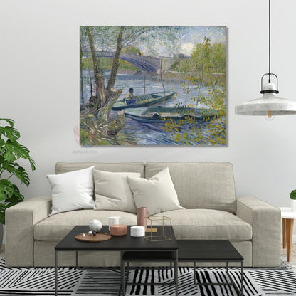 Kanvas Tablo Van Gogh Tablosu Ev Ofis Dekoru Van-Gogh-60 Klasik Duvar Tablosu