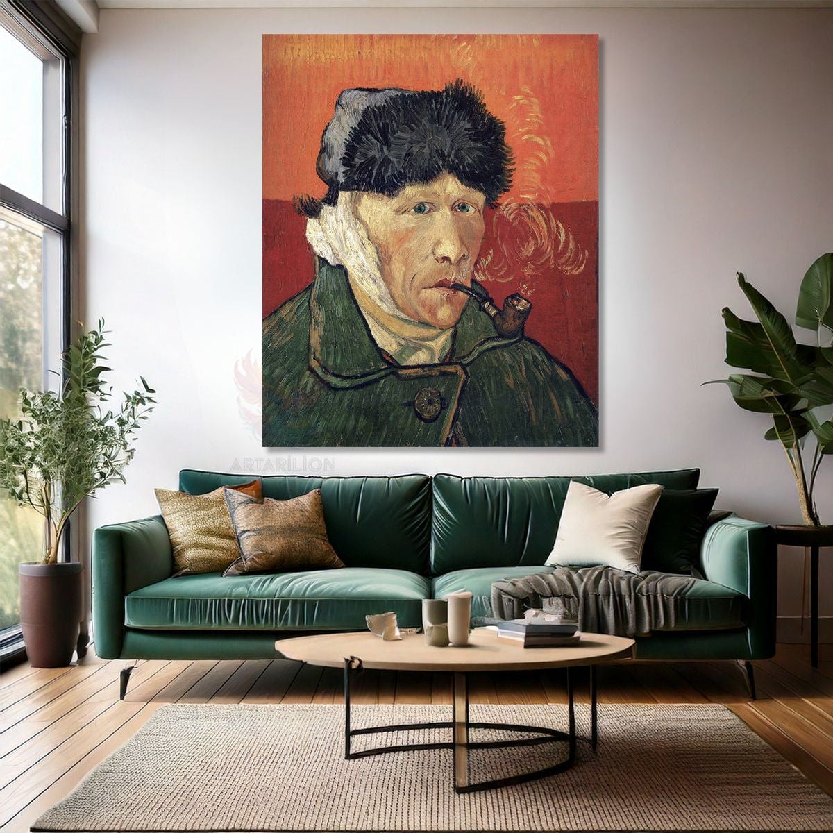 Van Gogh Klasik Empresyonizm Portre Kanvas Tablo
