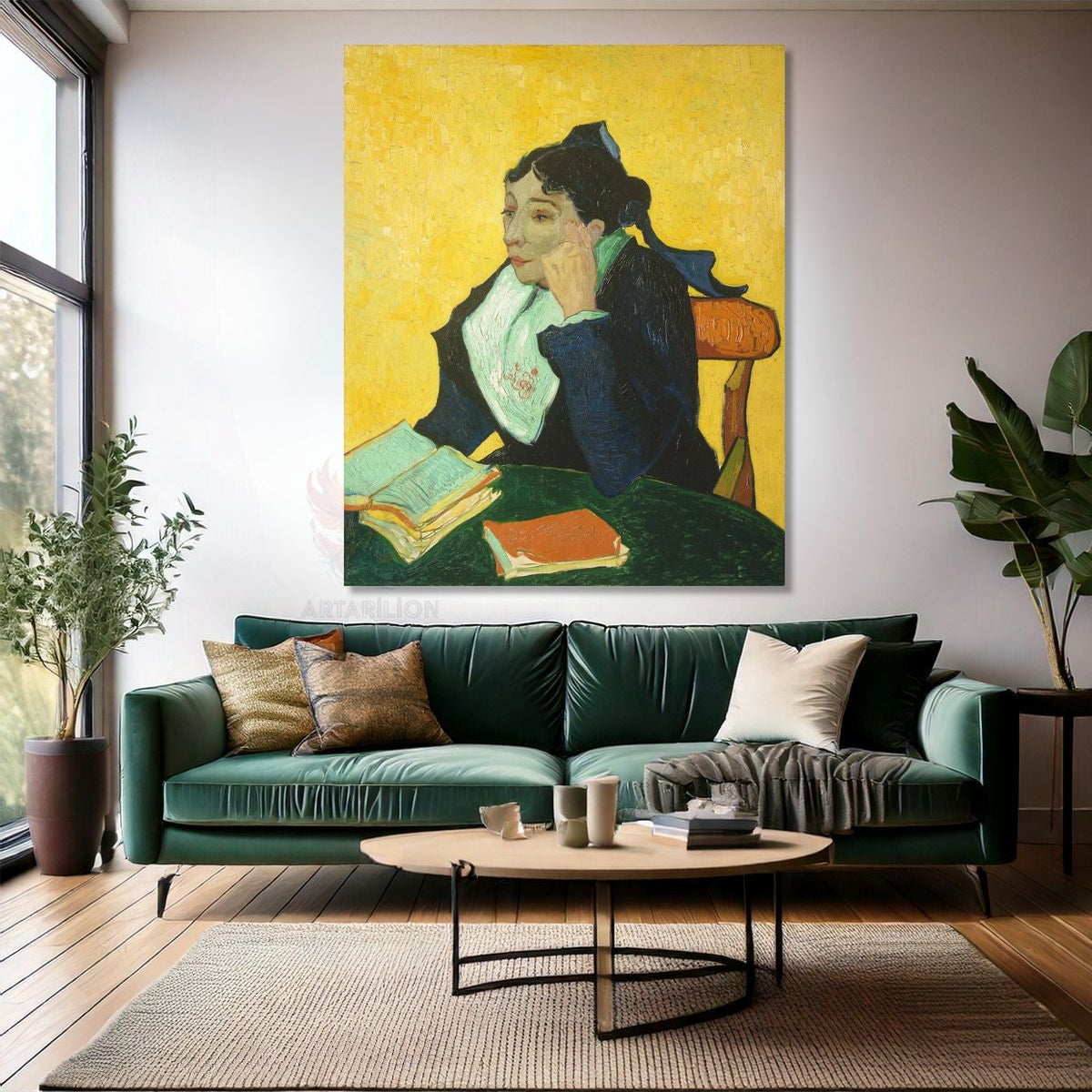 Van Gogh Empresyonizm Vangogh-1 Kanvas Özel Tablo