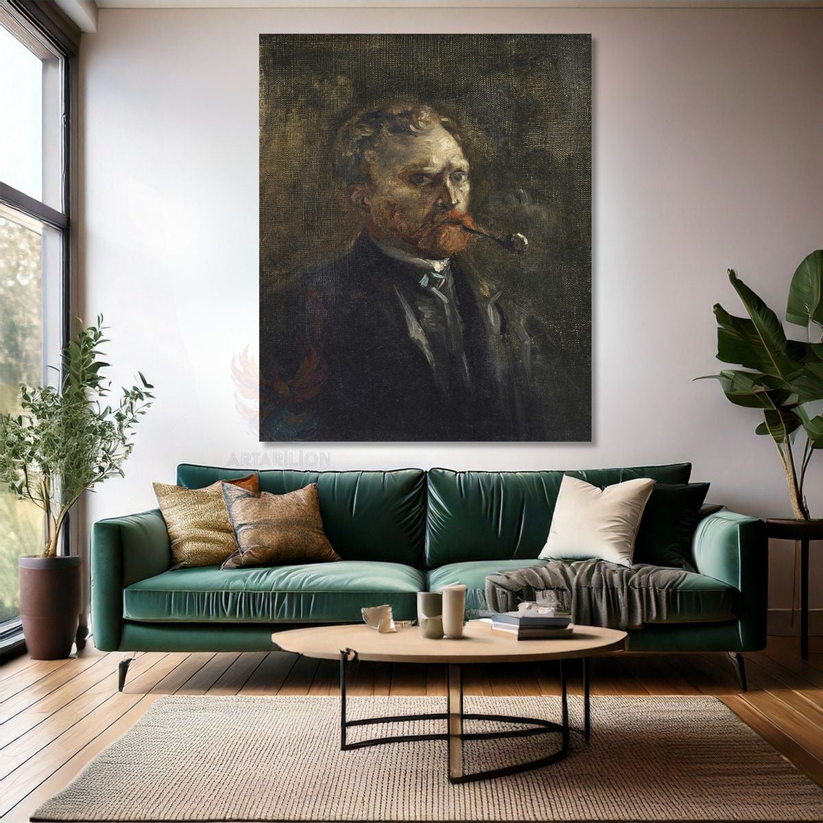 Van Gogh Yağlı Boya Görünümlü Vangogh-1 Kanvas Özgün Tablo