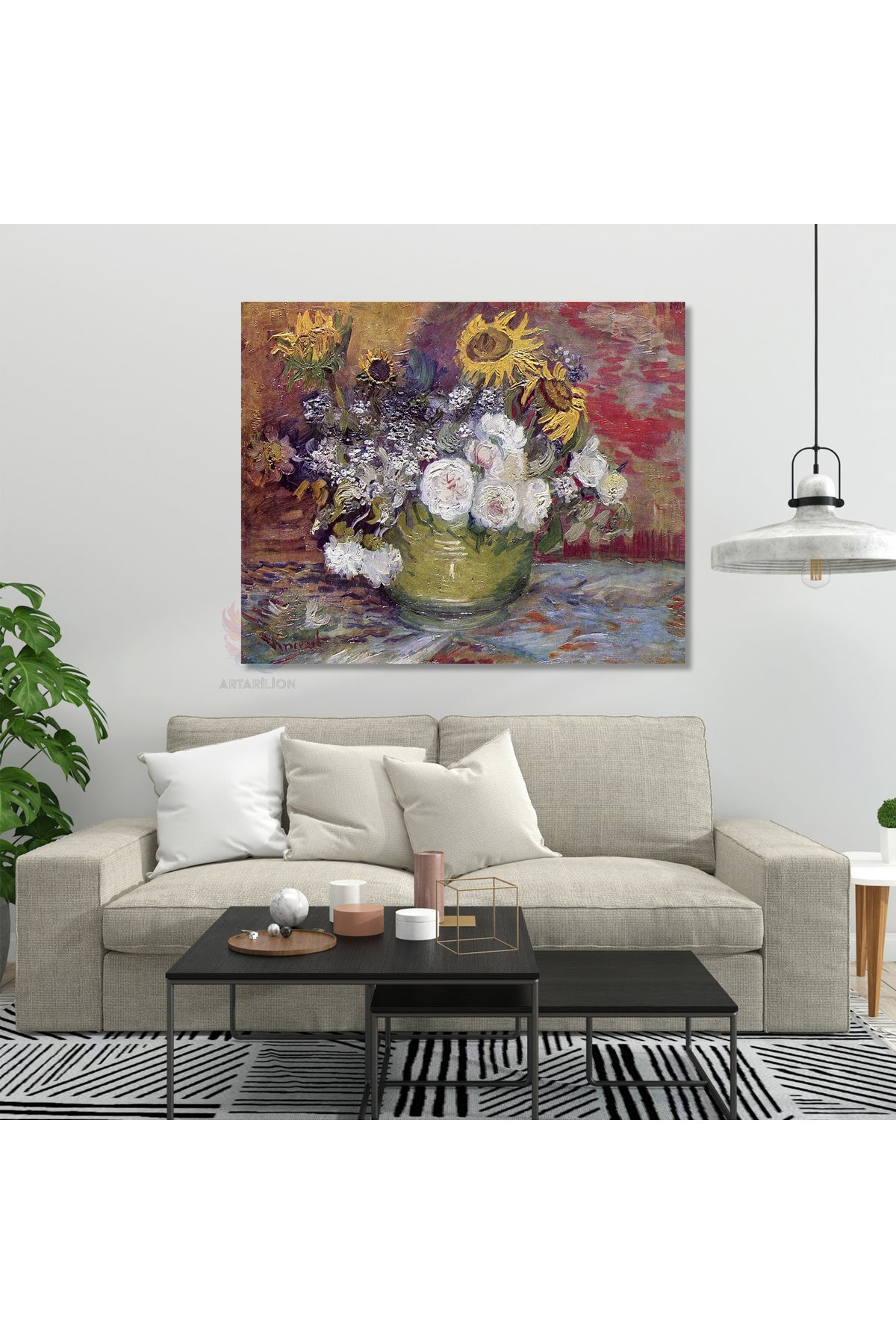 Van Gogh Van-gogh-95 Klasik Kanvas Tablo