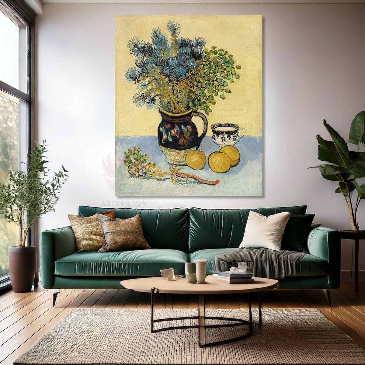 Van Gogh Empresyonizm Vangogh-1 Kanvas Dekoratif Tablo