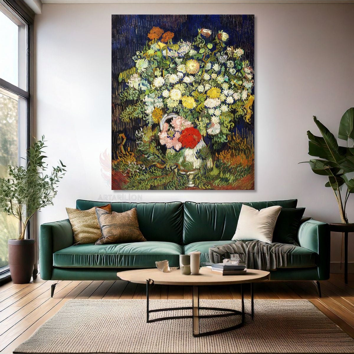 Van Gogh Empresyonizm Vangogh-1 Kanvas Modern Tablo