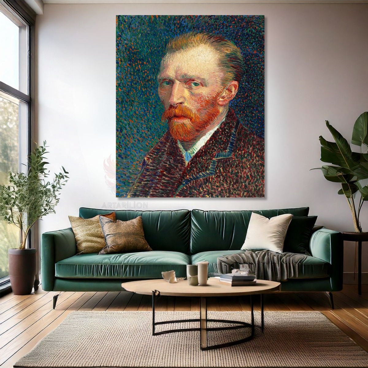 Van Gogh Empresyonizm Vangogh-1 Kanvas Uyumlu Tablo