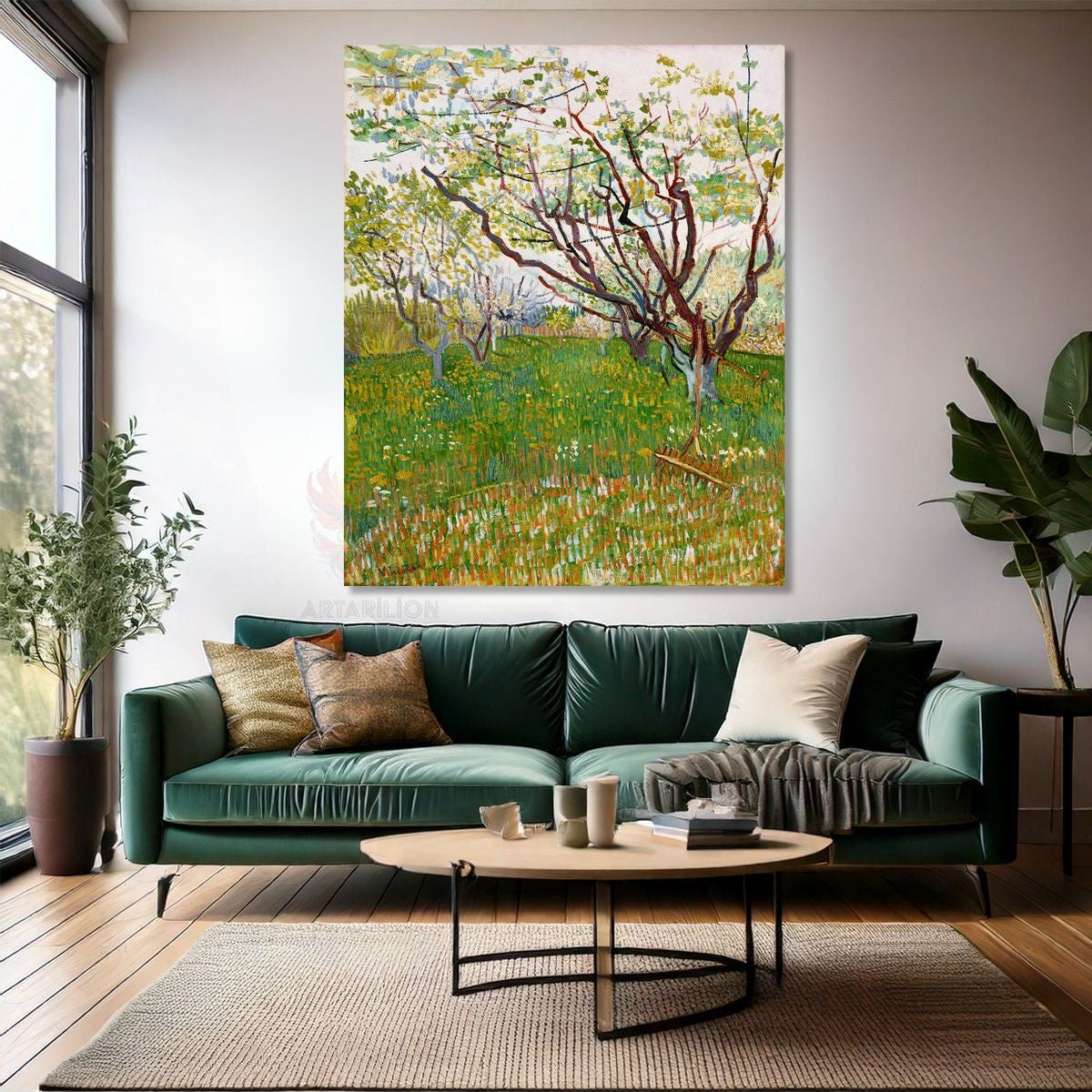 Van Gogh Empresyonizm Vangogh-1 Kanvas Etkileyici Tablo