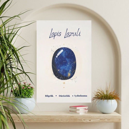 Kanvas Dijital HD Baskı Kanvas Tablo Lapis Lazuli Duvar Tablosu