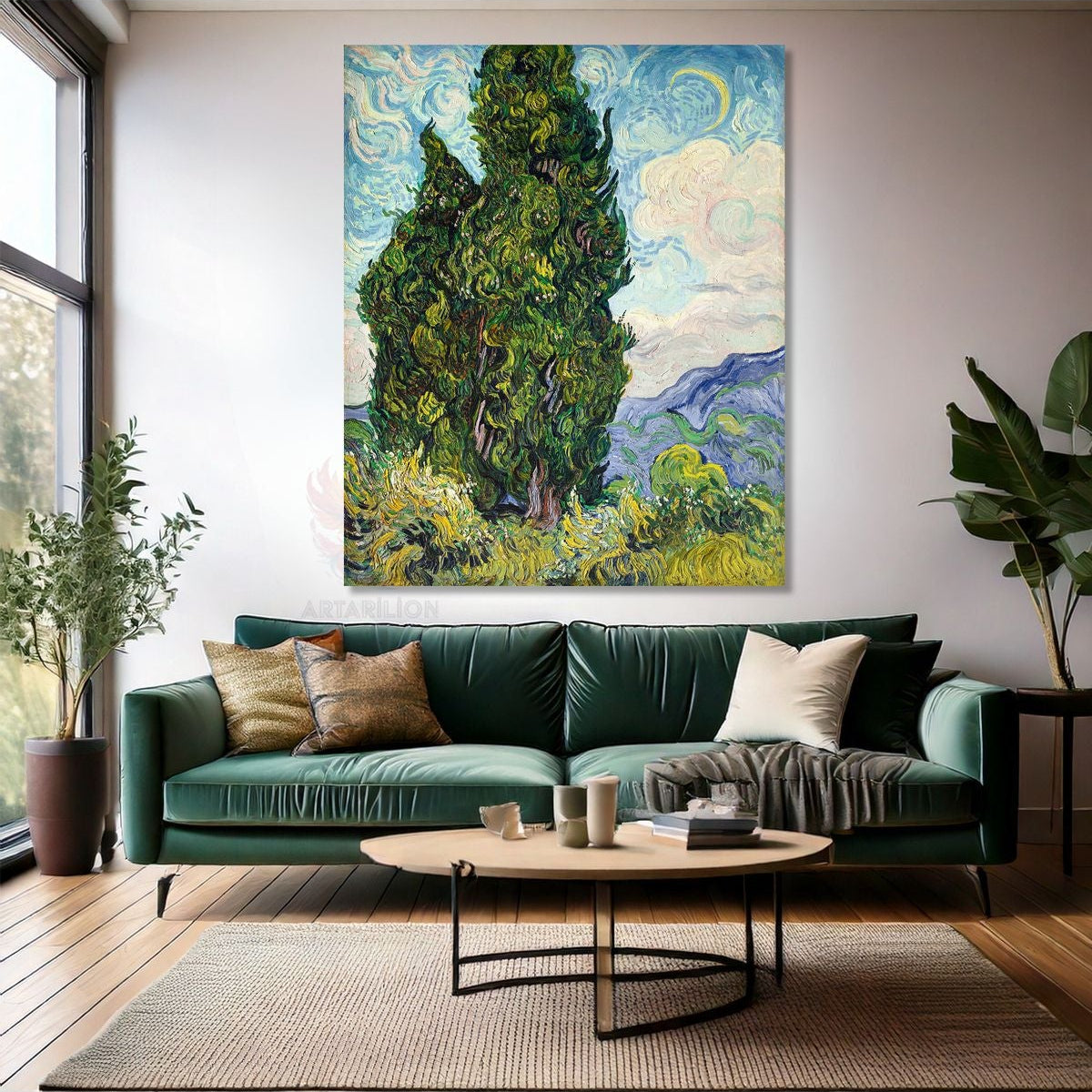Van Gogh Empresyonizm Vangogh-1 Kanvas Sanatsal Tablo