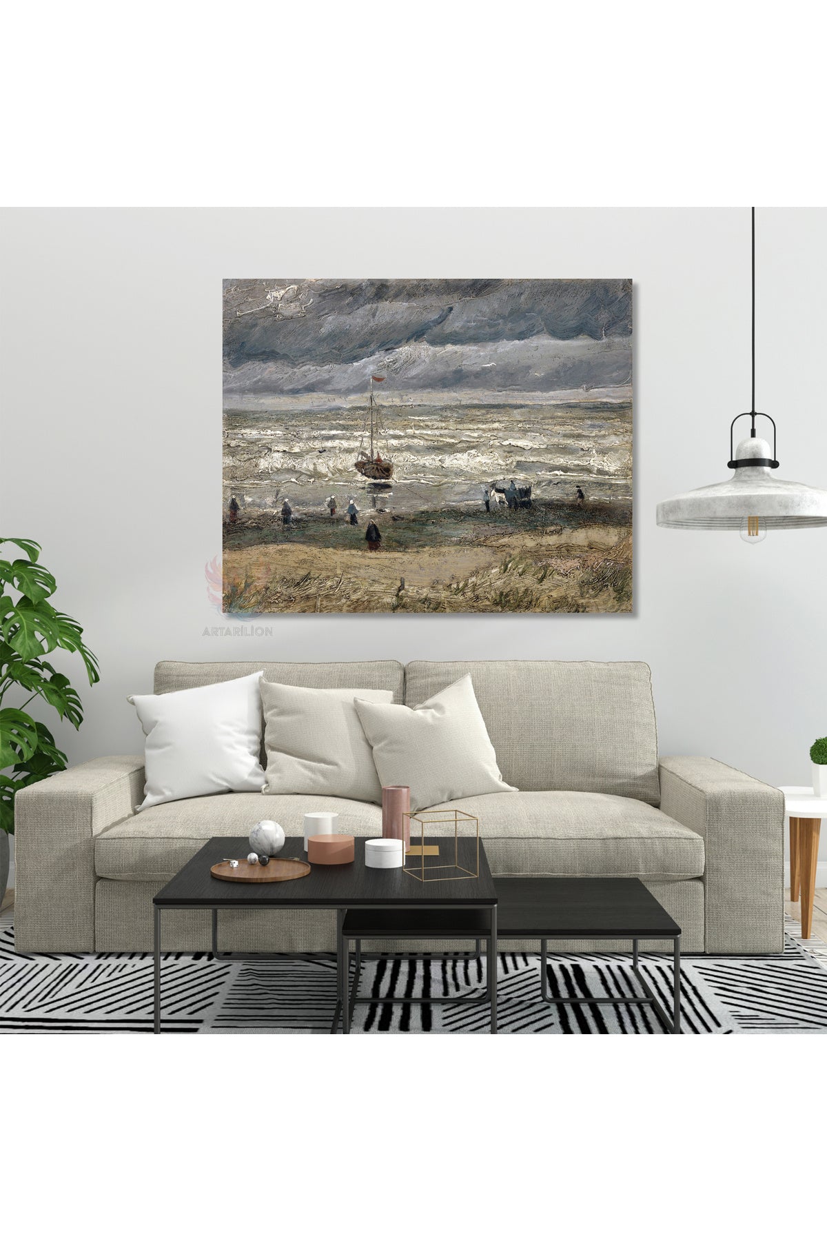 Van Gogh Van-gogh-90 Klasik Kanvas Tablo