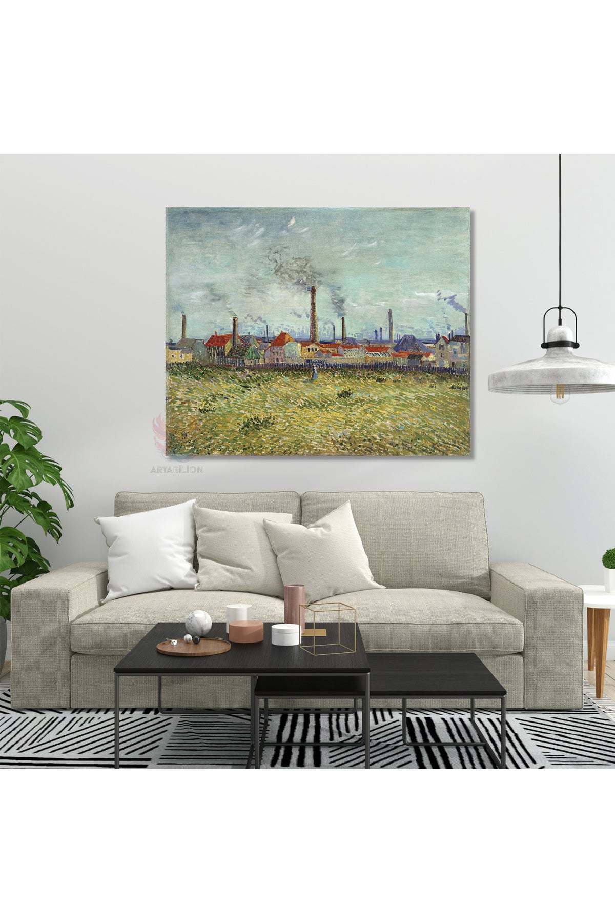 Van Gogh Van-gogh-97 Klasik Kanvas Tablo