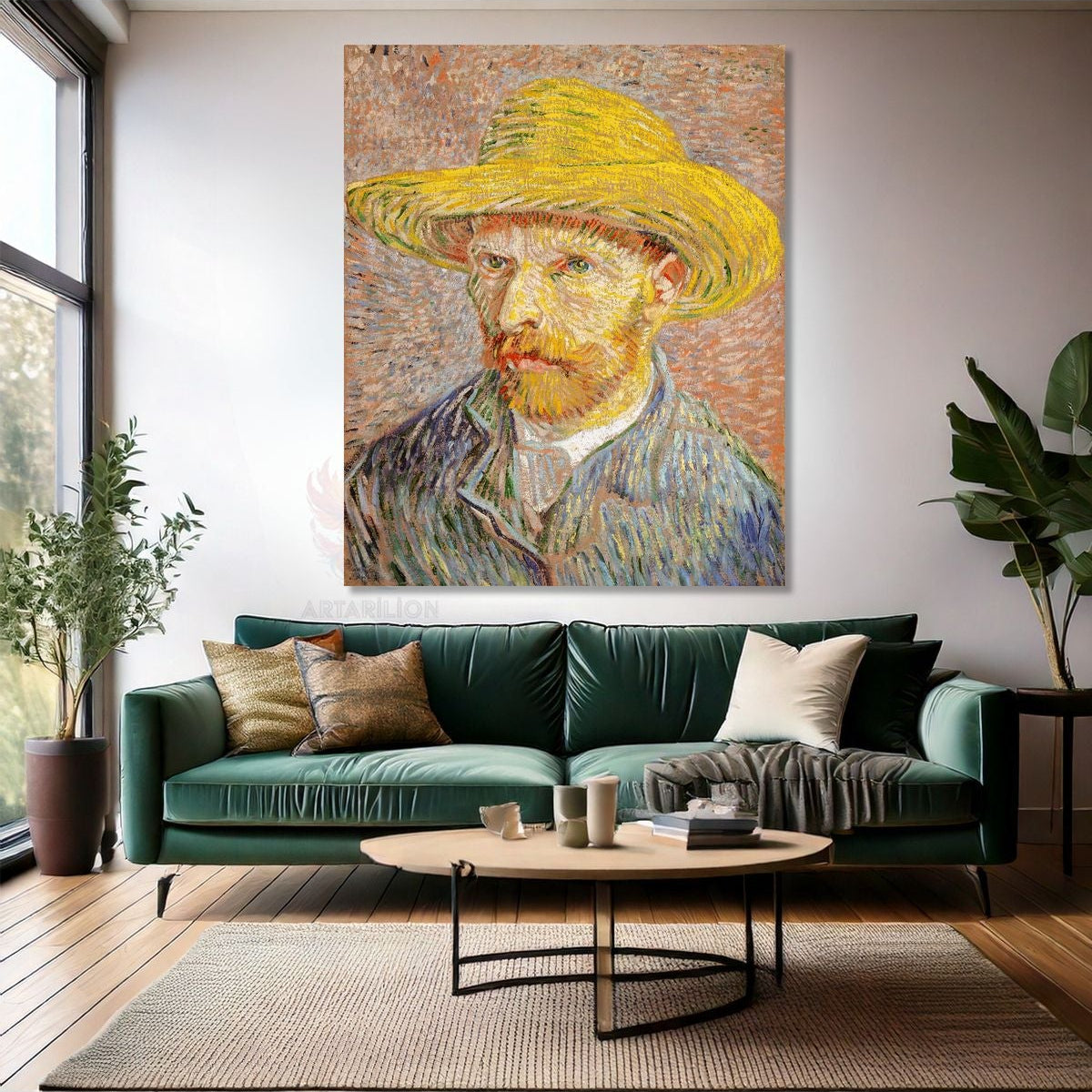 Van Gogh Empresyonizm Vangogh-1 Kanvas Zarif Tablo